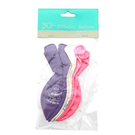 30th Birthday Me to You Bear Balloons Pack of 6 £1.99